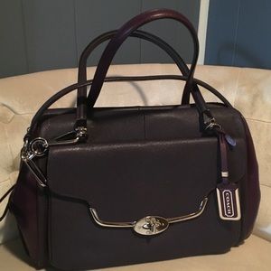Coach purple shoulder bag